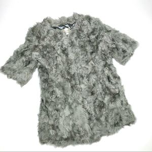 Genuine fur coat with 3/4 sleeves 💥💥💥XS